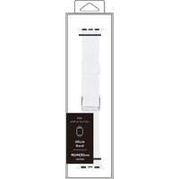 藤本電業 Apple Watch 45mm/44mm/42mm用シリコンバンド ミルキーホワイト WAB-12MW44