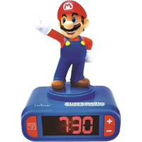 インフォレンズ Super Mario フィギュア目覚まし時計 マリオ ﾌｲｷﾞﾕｱﾒｻﾞﾏｼﾄﾞｹｲﾏﾘｵ