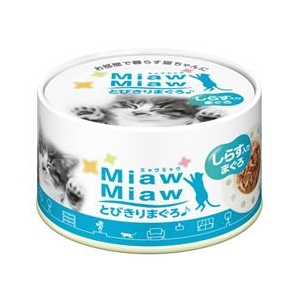 アイシア MiawMiawとびきりまぐろ♪　しらす入りまぐろ 60g ﾐﾔｳﾐﾔｳﾄﾋﾞｷﾘｼﾗｽ60G-イメージ1