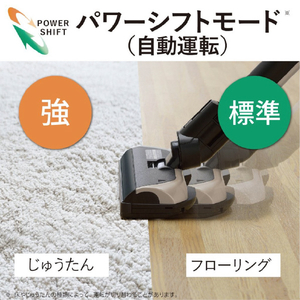 三菱 サイクロン式コードレススティッククリーナー iNSTICK ZUBAQ マットグランゴールド HC-JD2C-N-イメージ10