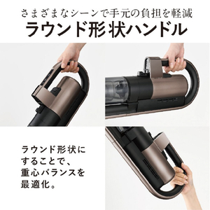 三菱 サイクロン式コードレススティッククリーナー iNSTICK ZUBAQ マットグランゴールド HC-JD2C-N-イメージ12