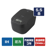パナソニック 可変圧力IHジャー炊飯器 ブラック SR-N310E-K