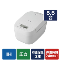 パナソニック 可変圧力IHジャー炊飯器 ホワイト SR-N310E-W
