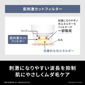 パナソニック 光美容器 スムースエピ ホワイト ES-WH7C-W-イメージ6