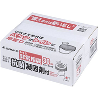 サンコー トイレ非常用袋 抗菌凝固剤付 30回分入 FCS6846-RB-04