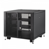 サンワサプライ 小型19インチマウントボックス(9U D600) ブラック CP-SVCBOX5BK