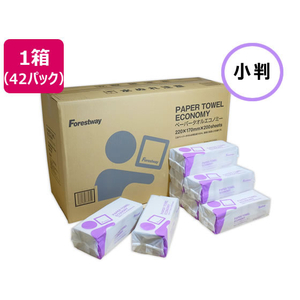 Forestway ペーパータオル エコノミー 200枚×42パック F040932-FRW101000-イメージ1