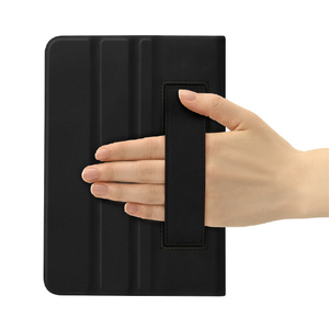 バッファロー iPad mini(第6世代)用マルチアングルレザーケース ブラック BSIPD2108CLMBK-イメージ3