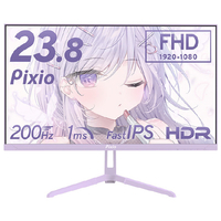Pixio 23．8型ゲーミング液晶ディスプレイ パステルパープル PX248WAVEPP-O