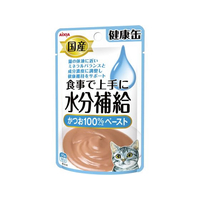 アイシア 国産 健康缶パウチ 水分補給かつおペースト 40g FC05228-KZJ-7