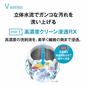 AQUA 9．0kgインバーター全自動洗濯機 ホワイト AQW-V9A(W)-イメージ7