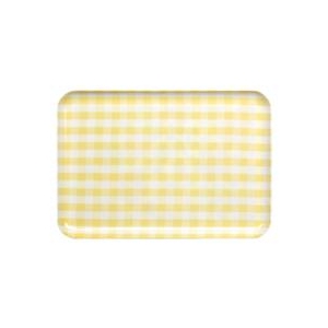 橋本達之助工芸 NRトレーM角 ミルキーチェック イエロー NRﾄﾚMｶｸﾐﾙｷﾁｴﾂｸｲｴﾛ-イメージ1