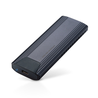 ロジテック USB3．2(Gen2)対応M．2 NVMe SSDケース ブラック LGB-PNV02UC