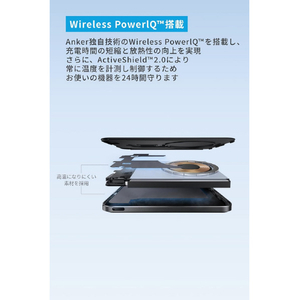 Anker Anker Nano Power Bank (5000mAh, MagGo, Slim) ブラック A1665N11-イメージ5