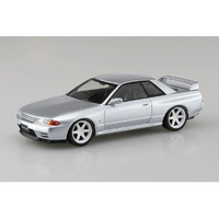 アオシマ 1/32 ニッサン R32スカイラインGT-R カスタムホイール(スパークシルバー) Aﾗｸﾌﾟﾗ14CUSSR32GTRSｼﾙﾊﾞ-