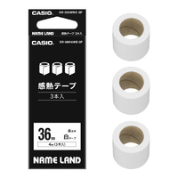カシオ ネームランドテープ 感熱テープ 3本入り XR-36KNWE-3P