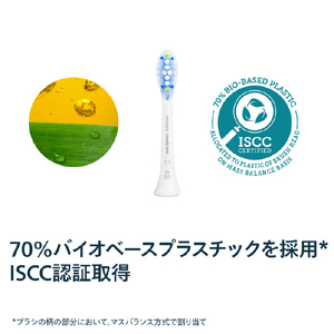 ソニッケア C3 プレミアムクリーン ブラシヘッド 3本組 ホワイト HX9043/14-イメージ7