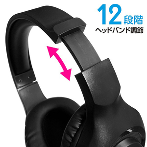 スリースト ボイスチャットヘッドセット ブラック GUS2F094-イメージ4