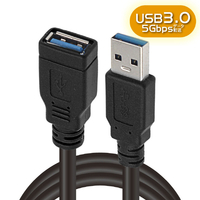 JTT USB3．0延長ケーブル 3m ブラック ブラック JTUSB3EX3M-BK