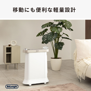 デロンギ マルチダイナミックヒーター ソラーレ ピュアホワイト+ベージュ IDH15WIFI-WB-イメージ7