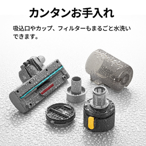 SHARP コードレススティッククリーナー アッシュグレー EC-PT3-H-イメージ10