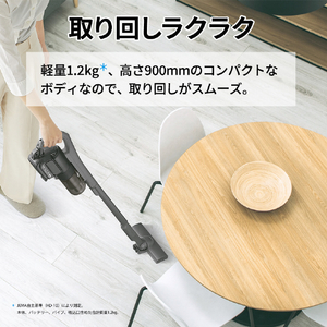 SHARP コードレススティッククリーナー アッシュピンク EC-PT3-P-イメージ4