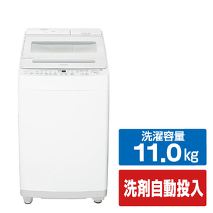 SHARP 11kgインバーター全自動洗濯機洗剤自動投入 ホワイト ES-SW11L-W-イメージ1