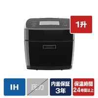 三菱 IH1升 備長炭 炭炊釜 黒曜 NJ-VL18J-B