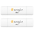e angle USB3．2(Gen1)TypeC-A対応USBメモリ 64GB 2個セット ホワイト SETANGVCRUAC064AWX2-イメージ1