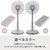 e angle DCモーター搭載リビング扇風機 グレー ANGV-FAD30-B-GY-イメージ3