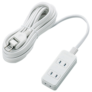 エレコム シャッタータップ(3個口･5m) ホワイト T-ST02N-2350WH-イメージ1