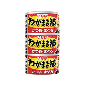 いなば わがまま猫 白身のせ かつお・まぐろ 140g×3P FC33825-イメージ1