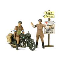 タミヤ 1/35 ミリタリーミニチュアシリーズ No．316 イギリス軍用オートバイ BSA M20 MPセット ﾀﾐﾔ35316ｲｷﾞﾘｽｸﾞﾝﾖｳｵ-ﾄﾊﾞｲ