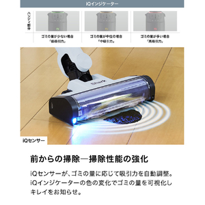シャークニンジャ Shark EVOPOWER SYSTEM BOOST+ コードレススティッククリーナー グレーシアブルー LC702JBL-イメージ6