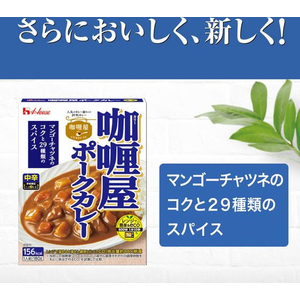 ハウス食品 カリー屋 ポークカレー 中辛 180g FCB9653-イメージ2