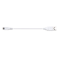 タイムリー MicroUSBケーブル(15cm) GroovyMobile 白 GMUH007W