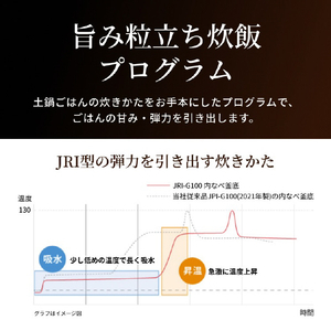 タイガー 圧力IH炊飯ジャー(3．5合炊き) ご泡火炊き オフホワイト JRI-C060WO-イメージ5