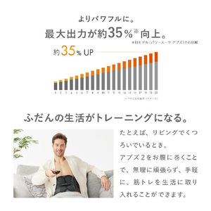 SIXPAD SIXPAD Abs 2 L【コントローラー別売り】 黒 SE-CK-03C-L-イメージ4