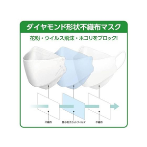 ＡＩ－ＷＩＬＬ Hanassia ハナッシア 3D-MASK 30枚入 ぐんまちゃん FC264SS-AW MASK GUNMA-C-イメージ3
