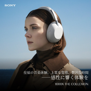 SONY ワイヤレスノイズキャンセリングステレオヘッドセット 1000X THE COLLEXION プラチナ WH-1000XX W-イメージ2