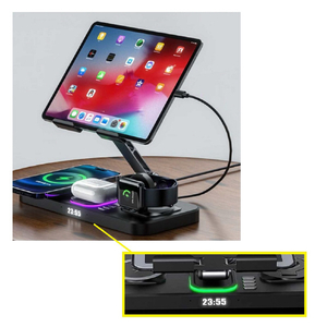 RM 4in1 AppleWatch・iPad用充電ステーション ホワイト RM-2649WH-イメージ8