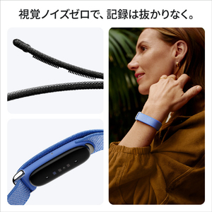 Fitbit Google Fitbit Air GA09509-AU Obsidian バンド / Matte Black ステンレス バックル GA09509-AU-イメージ4