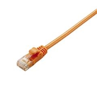 エレコム Gigabit やわらかLANケーブル(Cat6準拠)(2．0m) オレンジ LD-GPY/DR2