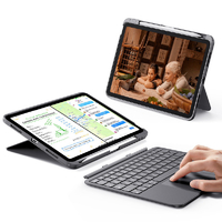 ESR iPad Air(11インチ M3&M2/第5&4世代)用FLEX 着脱式キーボードケース ダークグレー ES28336