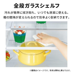 三菱 【右開き】330L 3ドア冷蔵庫 マットリネンホワイト MR-CX33M-W-イメージ15