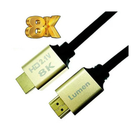ルーメン ウルトラハイスピードHDMIケーブル 1m ブラック LDC-8KHDMI10