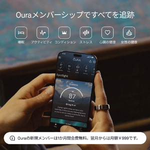 OURA Oura Ring 4(オーラリング 4)/size12 シルバー JZ90-54217-12-イメージ4