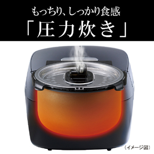 タイガー 圧力IH炊飯ジャー(5．5合炊き) モーブブラック JPV-Y100KV-イメージ9