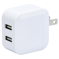 STAR LIGHT USB充電器 DC5V 3．4A  2ポート 白 SK-CH2A34WH