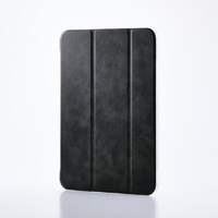 エレコム iPad(A16) フラップケース 薄型軽量 背面クリア 2アングル ブラック TB-A25RWVBK